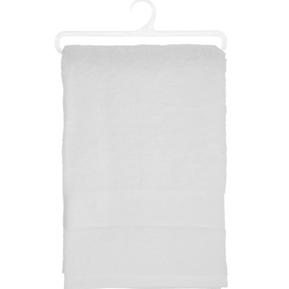 Atmosphera Drap Bain 450Gr Blanc 100X150Cm- Eponge 450G