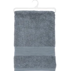 Atmosphera Drap Bain 450Gr Gris Fonce 100X150Cm- Eponge 450G