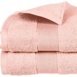 Atmosphera Drap Bain 450Gr Rose 100X150Cm- Eponge 450G