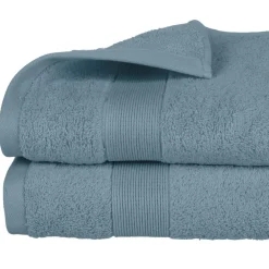 Atmosphera Drap Douche 450Gr Orage 70X130Cm- Eponge 450G