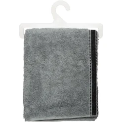 Atmosphera Drap Douche Joia 550Gr Gris Fonce 70X130Cm- Eponge 550G