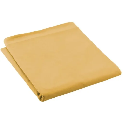 maxibazar Drap Plat 2 Pers 240 X 300 Cm Percale Uni 78 Fils Miel- Draps Plat