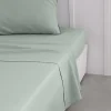maxibazar Drap Plat 180X290Cm Celadon- Draps Plat