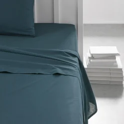 maxibazar Drap Plat 180X290Cm Paon- Draps Plat