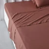 maxibazar Drap Plat 180X290Cm Terracotta- Draps Plat