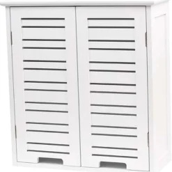 * Meubles Salle De Bain>Element Haut 2 Portes Mdf Etagere Mdf Miami