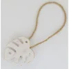 maxibazar Embrasse Bois Aimantee Salvador Mm Blanc Naturel- Accessoires A Rideaux