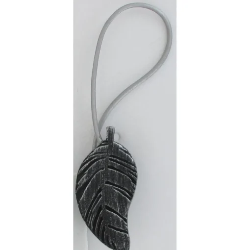 maxibazar Embrasse Mdf Aimantee Sonora Pm Noir Argent- Accessoires A Rideaux