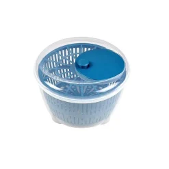 Salade Et Condiments|* Essoreuse A Salade 25X16Cm Bleu Paon
