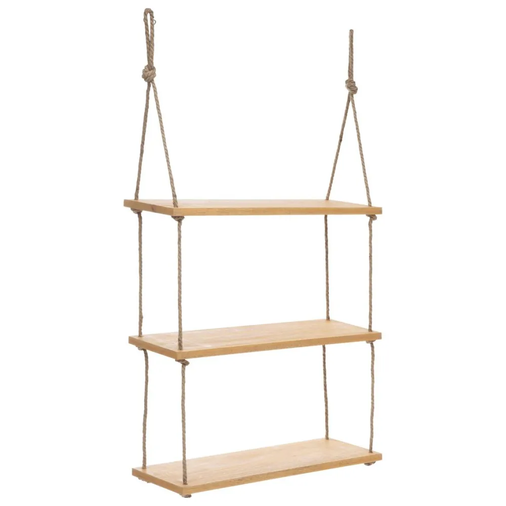 maxibazar Etagere Bois Lour D.60X105Cm- Decoration Murale