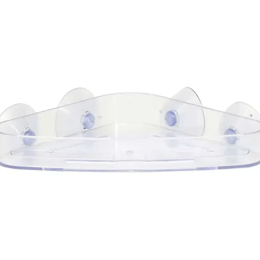Douche|* Etagere D Angle Sur Ventouses Transparent