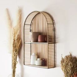 maxibazar Etagere Fenetre Java- Decoration Murale
