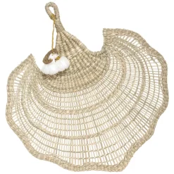 Atmosphera Eventail Seagrass Wonderly D.58X54Cm- Decoration Murale