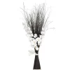 Atmosphera Fagot Orchidee Blanc Noir H.100Cm- Fagots