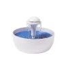 Repas Et Accessoires|* Fontaine A Eau Pour Animaux Capacite 1.8L D.21X16Cm Blanc