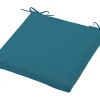 maxibazar Galette Chaise Deperlant 40X40X5Cm Uni Canard- Housse De Chaise Et Canape