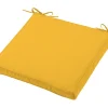 maxibazar Galette Chaise Exterieur Hawai 40X40X5Cm Curry- Housse De Chaise Et Canape