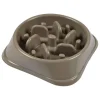 Repas Et Accessoires|* Gamelle Antiglouton Plastique D.19.5X4.5Cm Taupe