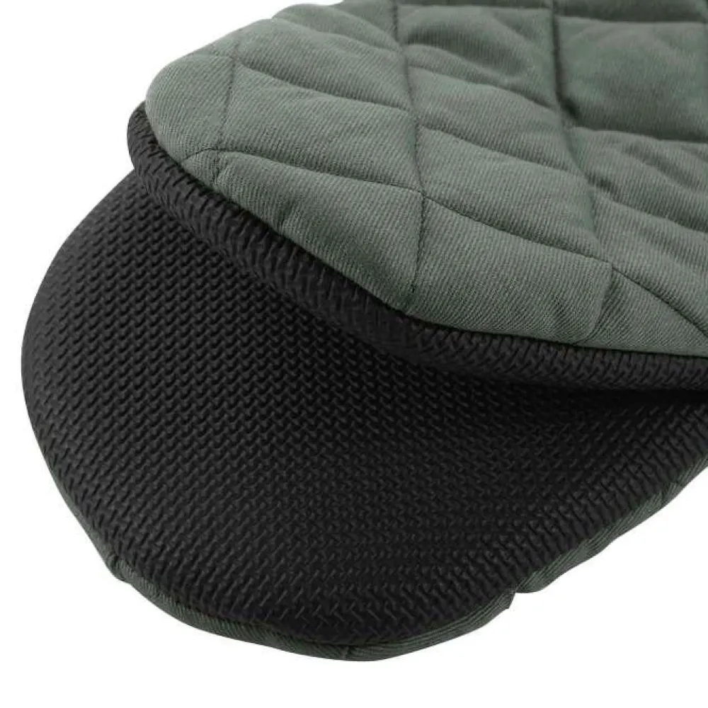 maxibazar Gant Pince 24.5X14.5 Cm Polycoton Et Neoprene Cuistot Kaki- Gants De Cuisine Et Maniques