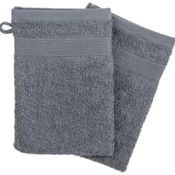 Atmosphera Gant X2 450Gr Gris Fonce 15X21Cm- Eponge 450G