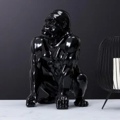 maxibazar Gorille Noir Deco 46Cm- Objets De Decoration