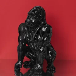 maxibazar Gorille Noir Deco 46Cm- Objets De Decoration