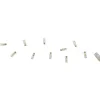 maxibazar Guirlande 10 Fioles Verre Remplies Fleurs Blanches- Luminaires