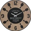 maxibazar Horloge Bistrot Lais D.57Cm- Horloges