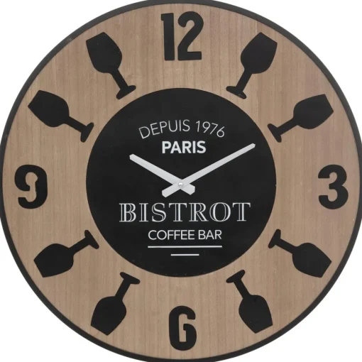 maxibazar Horloge Bistrot Lais D.57Cm- Horloges