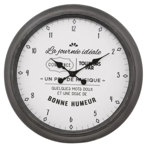 maxibazar Horloge Plastique Citation Liv D.60Cm- Horloges
