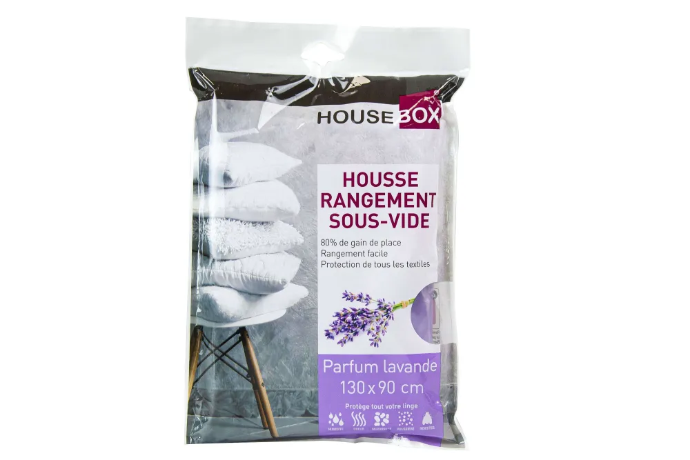 Organisation Du Dressing|* Housse Sous Vide 130X90Cm Lavand