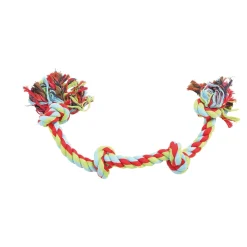 Jouets|* Jouet Corde 4 Noeuds Super Resistant 70Cm Rouge Vert Bleu