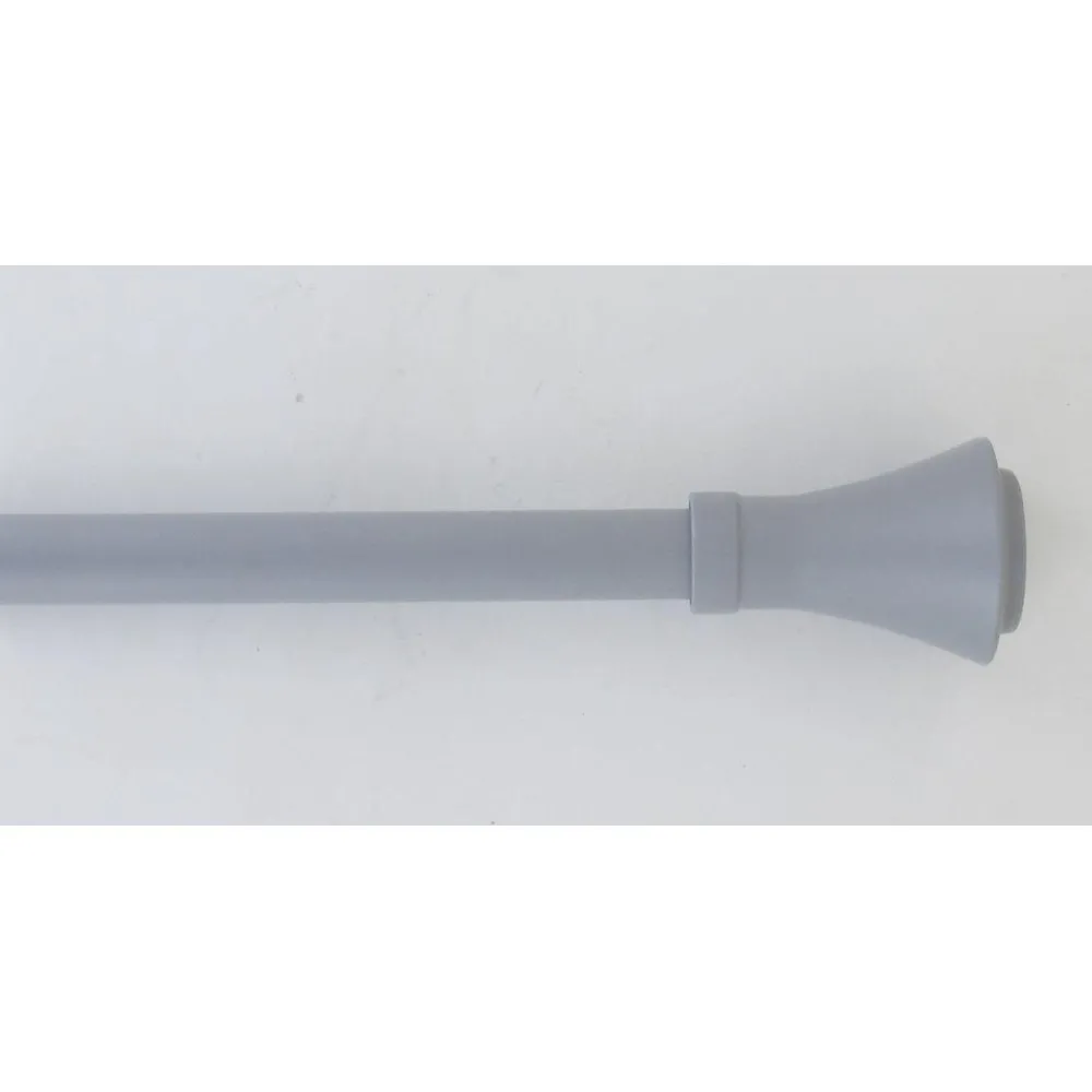 maxibazar Kit Ext 120 210 Cm D19 Embout Brasserie Gris Mat- Kits De Tringle