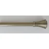 maxibazar Kit Ext 120 210 Cm D19 Embout Brasserie Bronze- Kits De Tringle