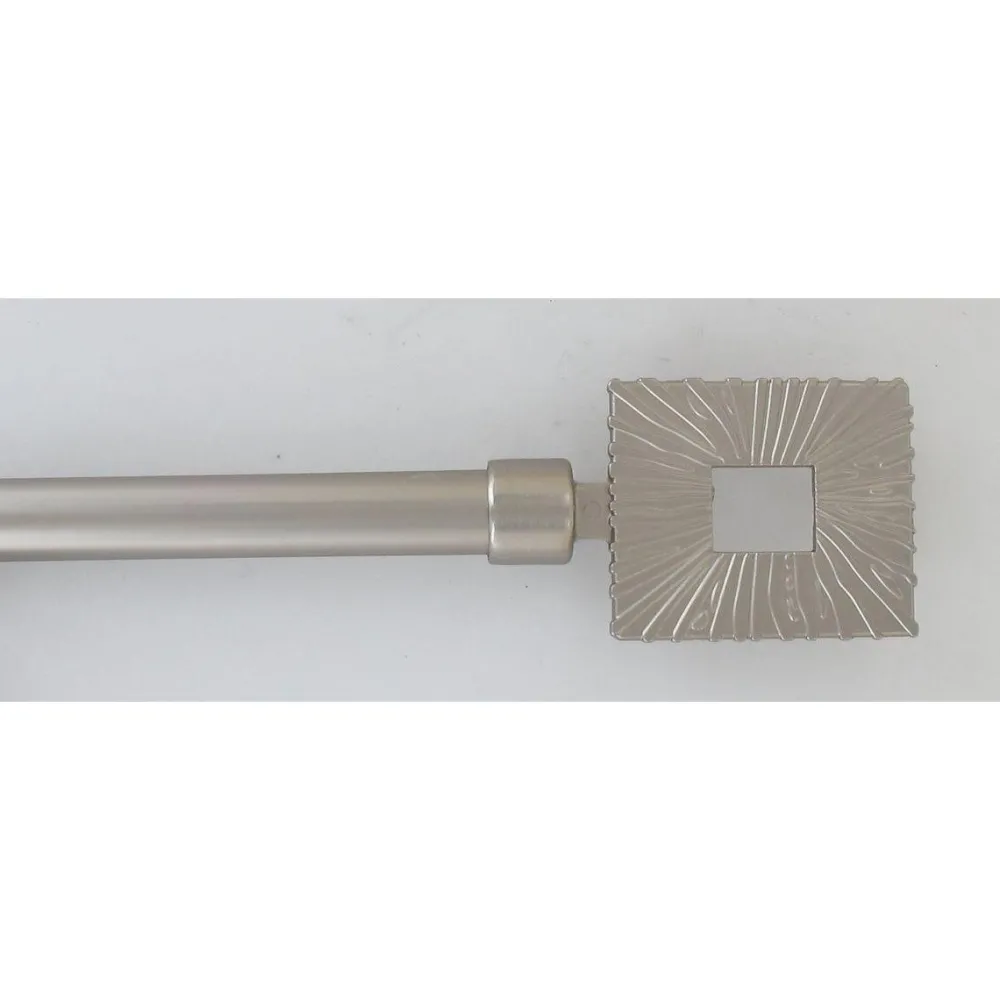 maxibazar Kit Ext 120 210 Cm D19 Embout Solaire Argent- Kits De Tringle