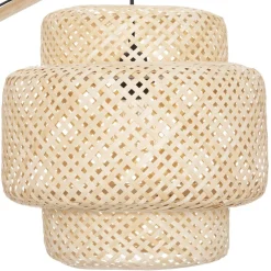 maxibazar Lampadaire Arc Liby Naturel H.173Cm- Lampadaires