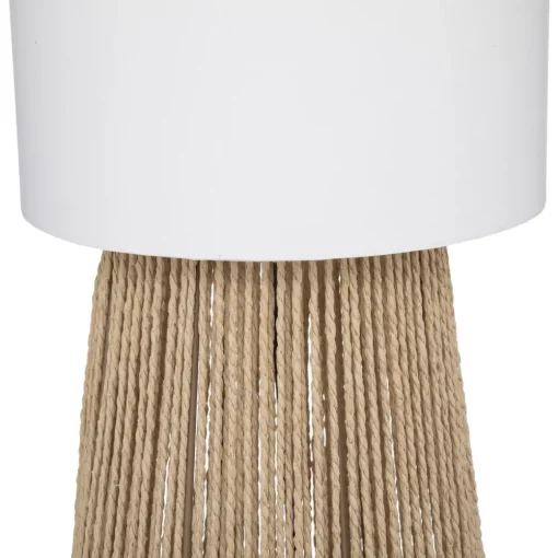 maxibazar Lampadaire Sur Pied Aissa Naturel H.130Cm- Lampadaires