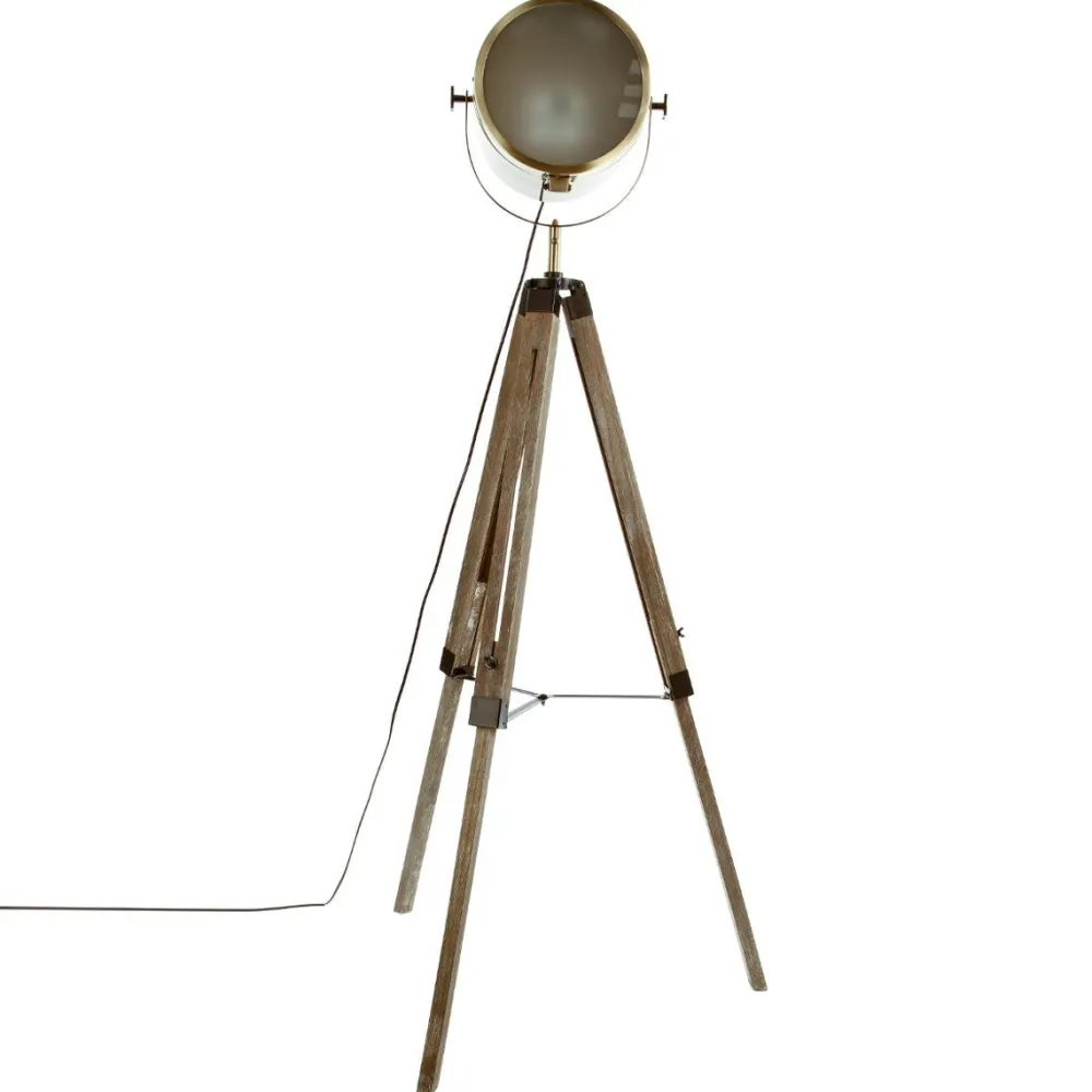 Atmosphera Lampadaire Trepied Pin Ebor Bronze H.150Cm- Lampadaires