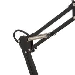 maxibazar Lampe Arc Bren Noir H.55.8Cm- Lampes A Poser