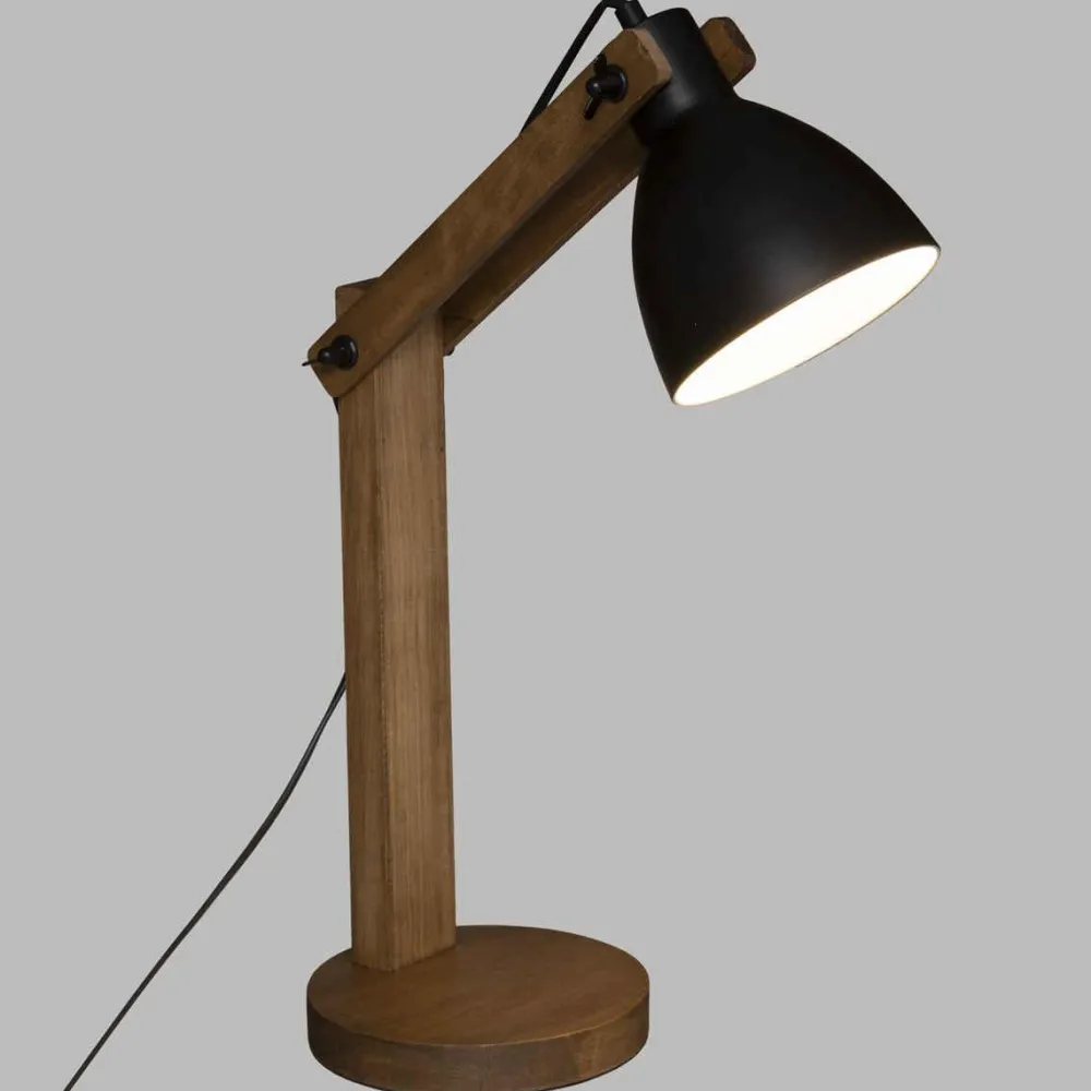Atmosphera Lampe Arc Cuba Noir H.56Cm- Lampes A Poser