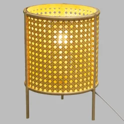 Atmosphera Lampe Cannage Poesie H.28Cm- Lampes A Poser