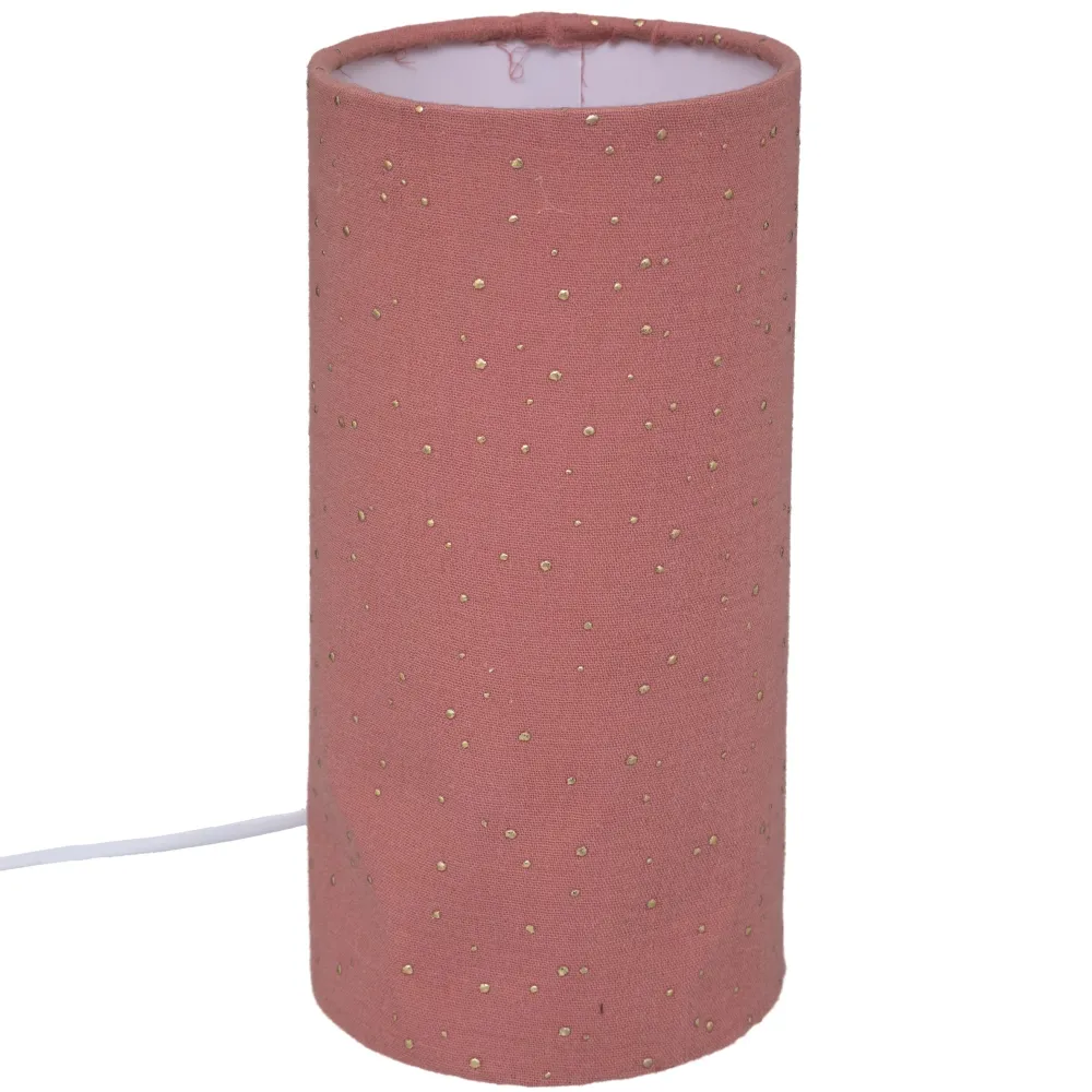 Atmosphera Lampe Gaze Coton Terracotta- Luminaires Enfant