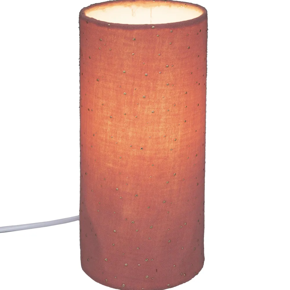 Atmosphera Lampe Gaze Coton Terracotta- Luminaires Enfant