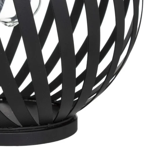 * Éclairage Et Liminaire Extérieur>Lampe Solaire Metal Isya Noir H.21Cm