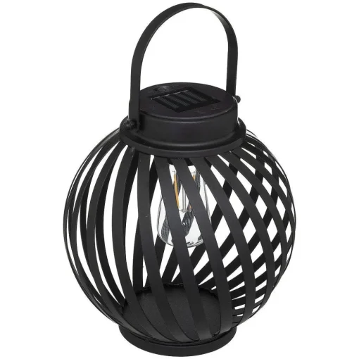 * Éclairage Et Liminaire Extérieur>Lampe Solaire Metal Isya Noir H.21Cm