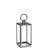 maxibazar Lanterne Inox Exterieur Rectangle D.16.7X14X29.5Cm- Lanternes