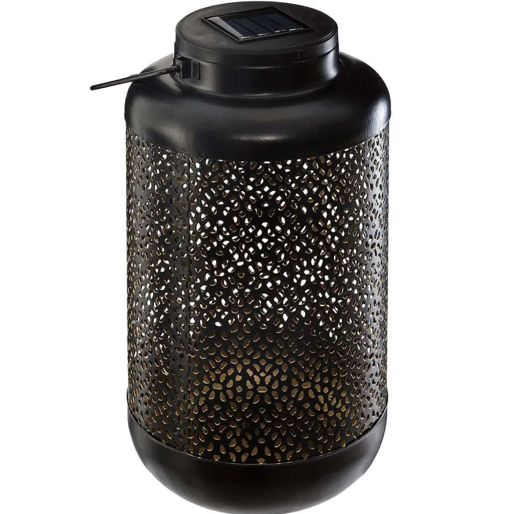 Atmosphera Éclairage Et Liminaire Extérieur>Lanterne Metal Solaire H.25.5Cm
