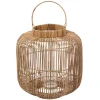 maxibazar Lanterne Rotin Alicante D.43X40Cm- Bougies, Senteurs Et Accessoires