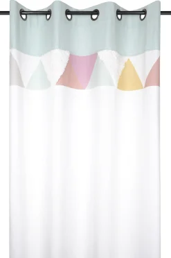 maxibazar Lena Rideau 140X260 Oeil Multicolore- Voilage Et Rideau Enfant
