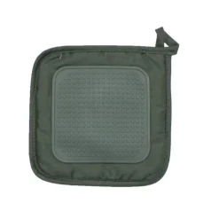 maxibazar Manique 19X19 Cm Polycoton Et Silicone Cuistot Kaki- Gants De Cuisine Et Maniques